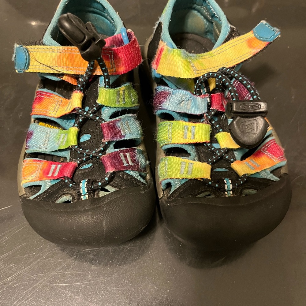 Keen rainbow sandals (size 9)